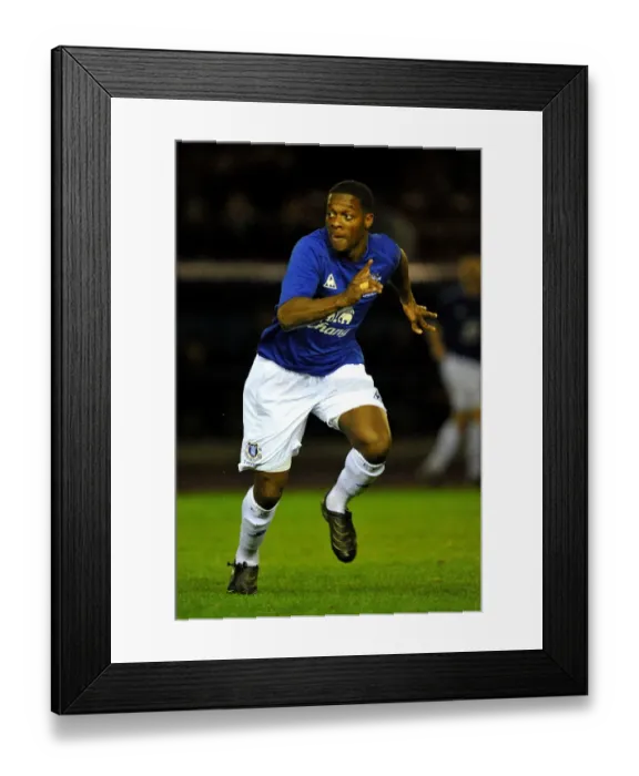 Framed Print : Everton's Determined Striker: Kieran Agard in Action Framed Print : Everton's Determined Striker: Kieran Agard in Action