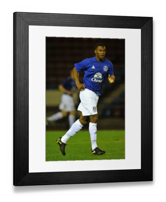 Framed Print : Determined Striker: Kieran Agard of Everton Football Club Framed Print : Determined Striker: Kieran Agard of Everton Football Club