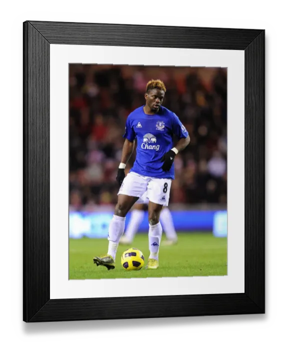 Framed Print : Everton's Star Striker: Louis Saha on the Pitch Framed Print : Everton's Star Striker: Louis Saha on the Pitch