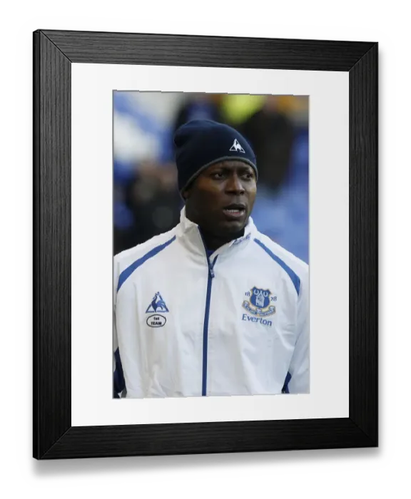 Framed Print : Everton's Powerhouse: Ayegbeni Yakubu