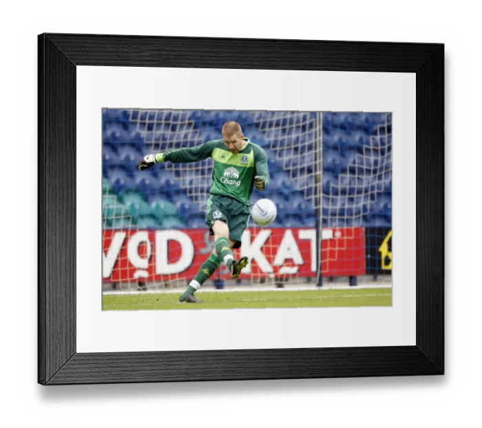 Framed Print : Steely Guardian: Iain Turner's Unwavering Presence Between Everton's Posts Framed Print : Steely Guardian: Iain Turner's Unwavering Presence Between Everton's Posts