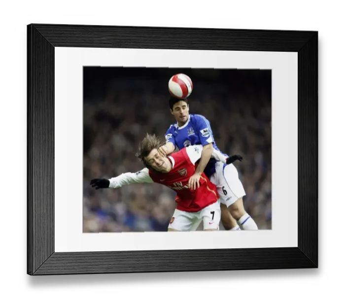 Framed Print : Everton v Arsenal Mikel Arteta and Tomas Rosicky Framed Print : Everton v Arsenal Mikel Arteta and Tomas Rosicky