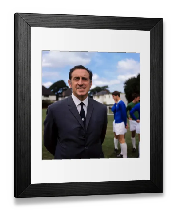 Framed Print : Harry Catterick: Everton Football Club Manager, 1969 Division One Photocall
