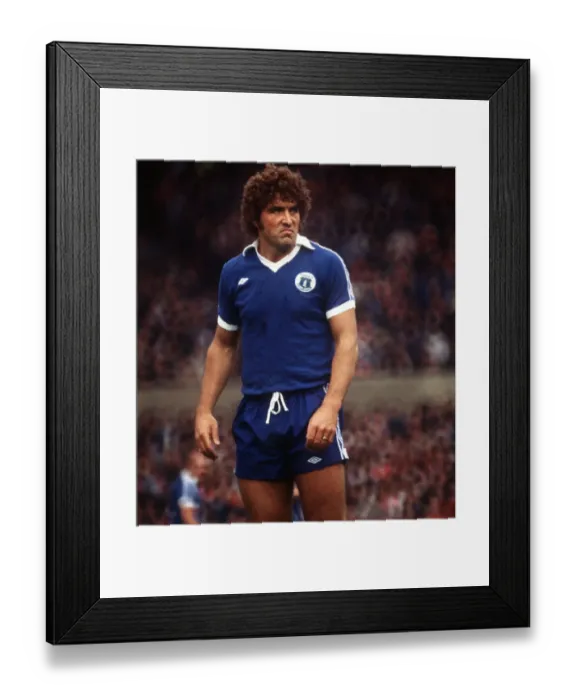Framed Print : Bob Latchford, Everton Framed Print : Bob Latchford, Everton