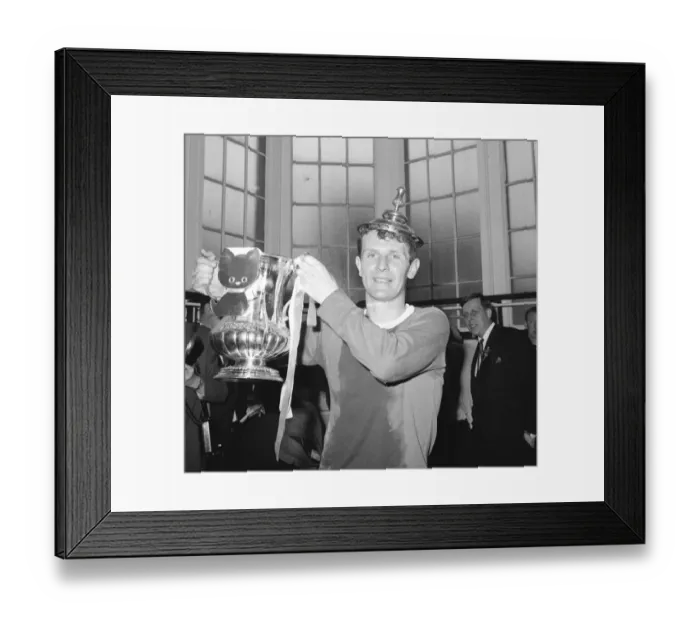 Framed Print : Everton's Glory: Brian Labone Celebrates FA Cup Victory with Pride and a Lucky Charm Framed Print : Everton's Glory: Brian Labone Celebrates FA Cup Victory with Pride and a Lucky Charm