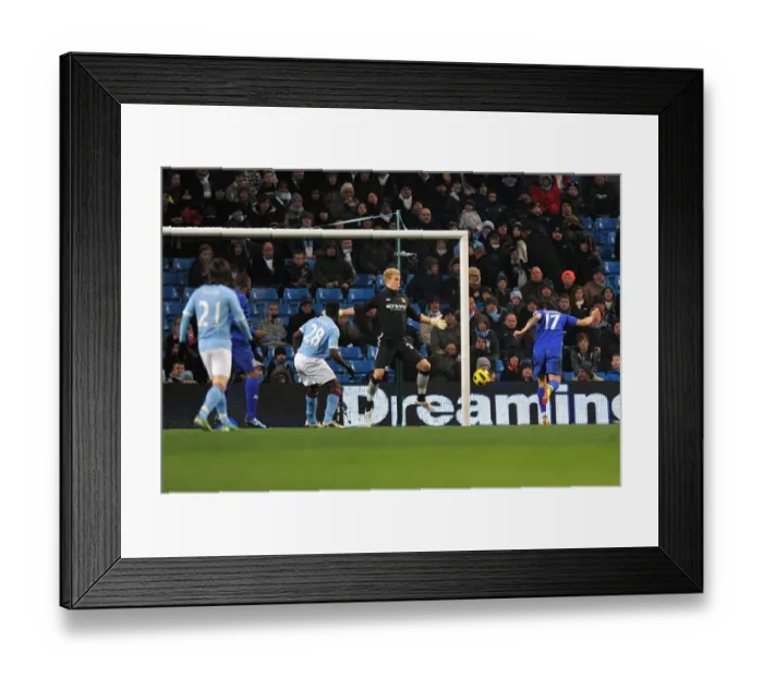 Framed Print : Tim Cahill Scores the Opener: Manchester City vs. Everton, Barclays Premier League (December 2010) Framed Print : Tim Cahill Scores the Opener: Manchester City vs. Everton, Barclays Premier League (December 2010)