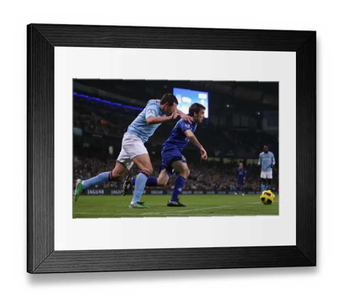 Framed Print : Coleman vs. Kolarov: A Football Rivalry - Manchester City vs. Everton (2010) Framed Print : Coleman vs. Kolarov: A Football Rivalry - Manchester City vs. Everton (2010)