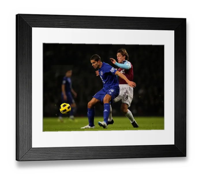 Framed Print : Intense Rivalry: Rodwell vs. Parker - A Battle of Midfield Masters (West Ham United vs. Everton, Upton Park, Barclays Premier League, 26 December 2010) Framed Print : Intense Rivalry: Rodwell vs. Parker - A Battle of Midfield Masters (West Ham United vs. Everton, Upton Park, Barclays Premier League, 26 December 2010)