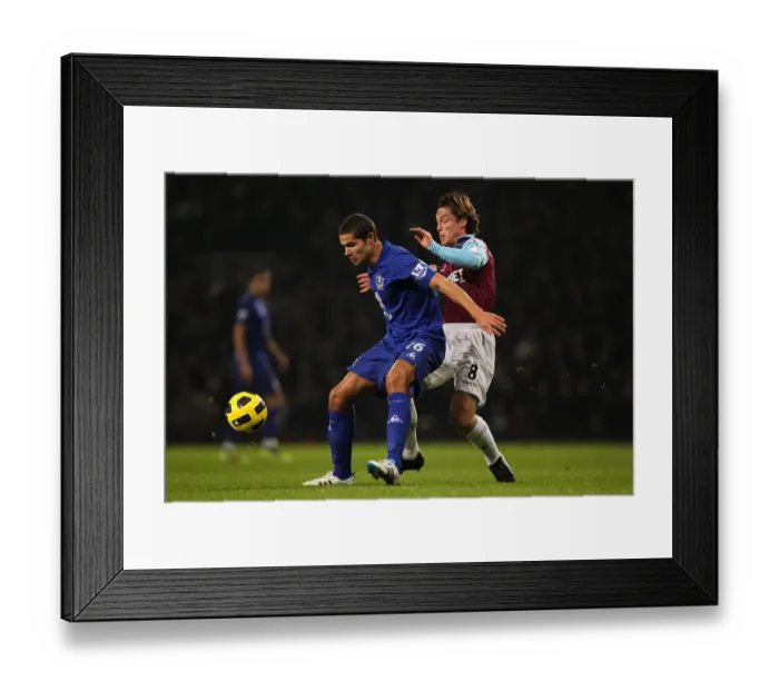 Framed Print : Battle at Upton Park: Rodwell vs. Parker - A Premier League Clash between Everton's Jack Rodwell and West Ham's Scott Parker (26 December 2010) Framed Print : Battle at Upton Park: Rodwell vs. Parker - A Premier League Clash between Everton's Jack Rodwell and West Ham's Scott Parker (26 December 2010)