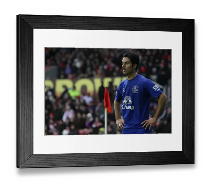 Framed Print : Mikel Arteta Leads Everton in BPL Clash against Stoke City at Britannia Stadium (01.01.2011) Framed Print : Mikel Arteta Leads Everton in BPL Clash against Stoke City at Britannia Stadium (01.01.2011)