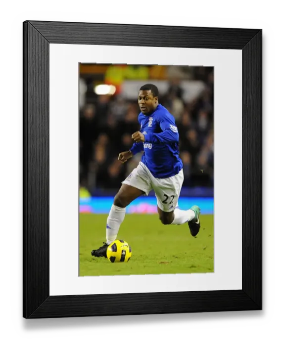 Framed Print : Ayegbeni Yakubu's Dramatic Winner: Everton Overcomes Tottenham Hotspur in Premier League Showdown (05 January 2011) Framed Print : Ayegbeni Yakubu's Dramatic Winner: Everton Overcomes Tottenham Hotspur in Premier League Showdown (05 January 2011)