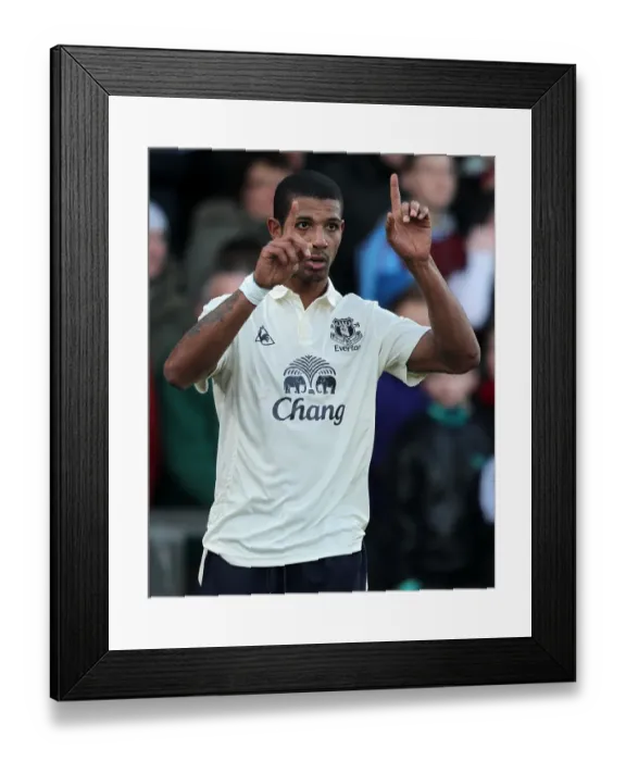 Framed Print : Jermaine Beckford's Double: Everton's FA Cup Victory Over Scunthorpe United (08 January 2011) Framed Print : Jermaine Beckford's Double: Everton's FA Cup Victory Over Scunthorpe United (08 January 2011)
