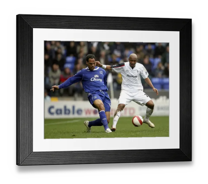 Framed Print : Football - Bolton Wanderers v Everton - FA Barclays Premiership - The Reebok Stadium - 9 / 4 / 07 Bolton Framed Print : Football - Bolton Wanderers v Everton - FA Barclays Premiership - The Reebok Stadium - 9 / 4 / 07 Bolton