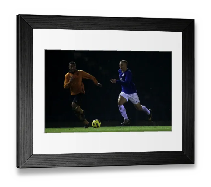 Framed Print : Hope vs Forde: Everton vs Wolverhampton Wanderers in FA Youth Cup Third Round Framed Print : Hope vs Forde: Everton vs Wolverhampton Wanderers in FA Youth Cup Third Round