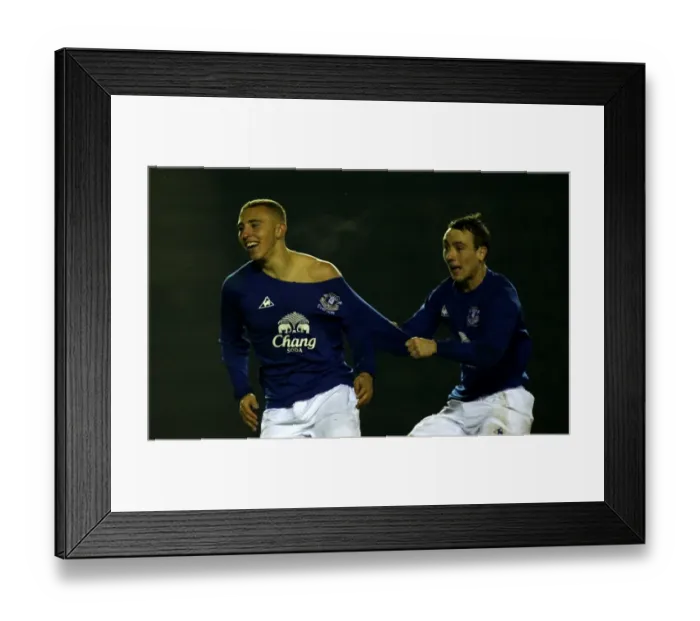 Framed Print : Everton's Hallam Hope Scores the Opener: FA Youth Cup Victory vs. Wolverhampton Wanderers Framed Print : Everton's Hallam Hope Scores the Opener: FA Youth Cup Victory vs. Wolverhampton Wanderers