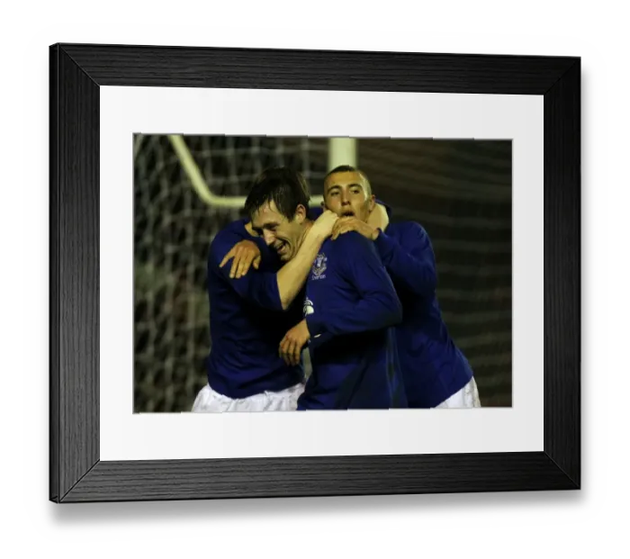 Framed Print : Everton's Jordan Barrow Scores and Celebrates with Teammates: FA Youth Cup Victory Framed Print : Everton's Jordan Barrow Scores and Celebrates with Teammates: FA Youth Cup Victory