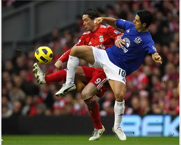 Intense Rivalry: Arteta vs Torres at Anfield - Liverpool vs Everton, Barclays Premier League (16 January 2011)
