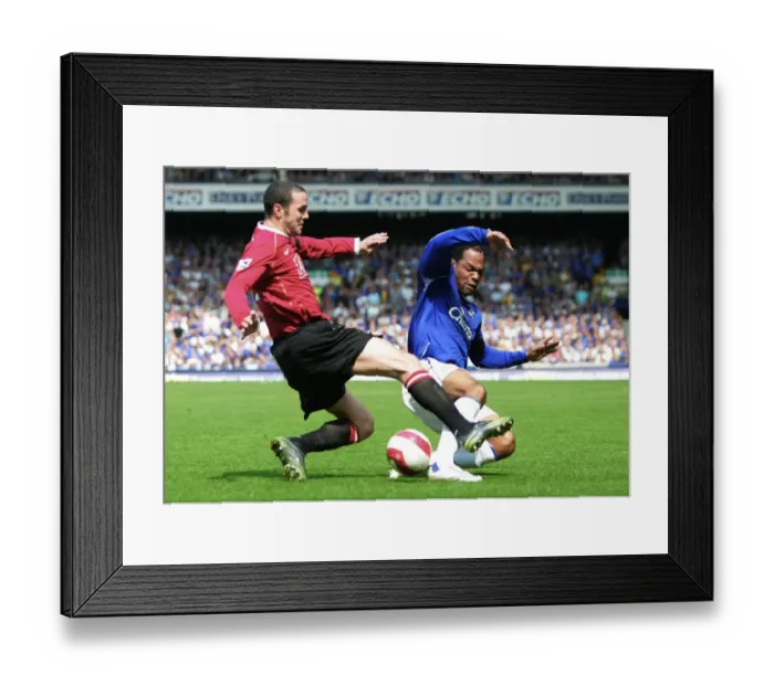 Framed Print : Football - Everton v Manchester United FA Barclays Premiership - Goodison Park - 28 / 4 / 07 Evertons J Framed Print : Football - Everton v Manchester United FA Barclays Premiership - Goodison Park - 28 / 4 / 07 Evertons J