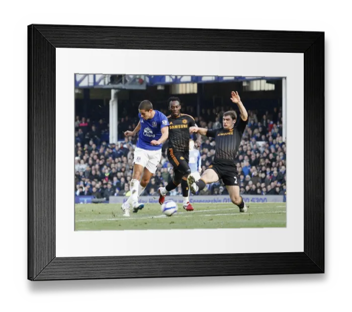 Framed Print : Jack Rodwell vs Branislav Ivanovic: A FA Cup Battle at Goodison Park (Everton vs Chelsea, 29 January 2011) Framed Print : Jack Rodwell vs Branislav Ivanovic: A FA Cup Battle at Goodison Park (Everton vs Chelsea, 29 January 2011)