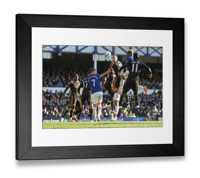 Framed Print : Louis Saha's Stunner: Everton's FA Cup Opener vs. Chelsea (29 January 2011) Framed Print : Louis Saha's Stunner: Everton's FA Cup Opener vs. Chelsea (29 January 2011)