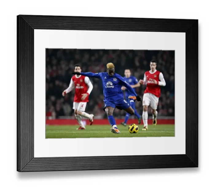 Framed Print : Louis Saha's Stunning Strike: Arsenal vs. Everton, Barclays Premier League (01 February 2011) Framed Print : Louis Saha's Stunning Strike: Arsenal vs. Everton, Barclays Premier League (01 February 2011)