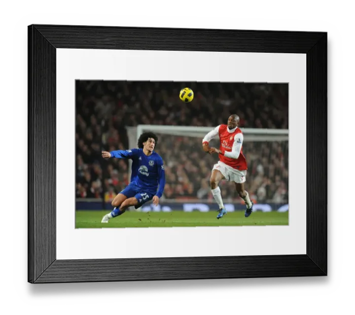Framed Print : Clash of the Titans: Diaby vs. Fellaini - Arsenal vs. Everton Midfield Battle (01 February 2011, Emirates Stadium) Framed Print : Clash of the Titans: Diaby vs. Fellaini - Arsenal vs. Everton Midfield Battle (01 February 2011, Emirates Stadium)