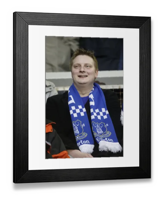 Framed Print : Passionate Everton Fans Unite at Goodison Park: Everton vs Blackpool Framed Print : Passionate Everton Fans Unite at Goodison Park: Everton vs Blackpool