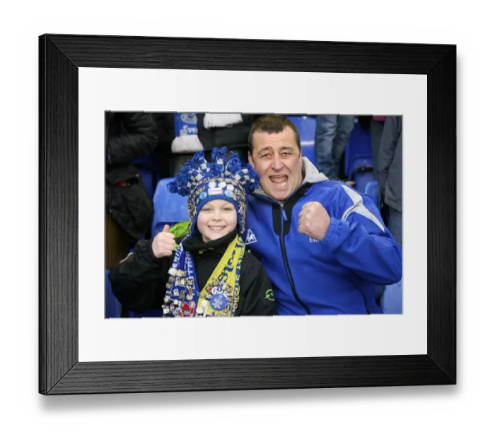 Framed Print : Everton FC: Passionate Roar at Goodison Park during Barclays Premier League Match vs. Blackpool Framed Print : Everton FC: Passionate Roar at Goodison Park during Barclays Premier League Match vs. Blackpool