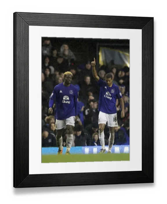 Framed Print : Jermaine Beckford's Fourth Goal: Everton's Victory Over Blackpool (05 February 2011, Goodison Park) Framed Print : Jermaine Beckford's Fourth Goal: Everton's Victory Over Blackpool (05 February 2011, Goodison Park)