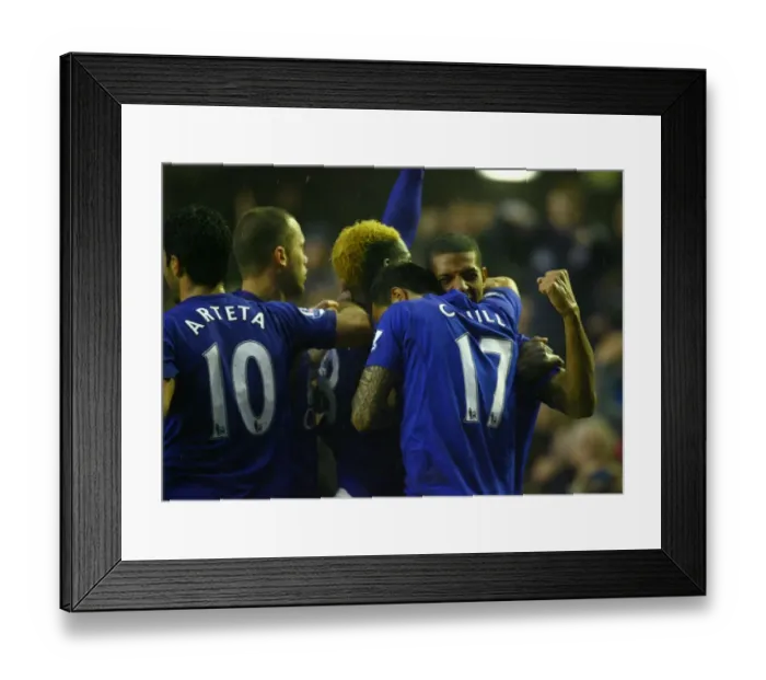 Framed Print : Everton's Unforgettable 4-0 Victory: Jermaine Beckford's Game-Changing Goal (05.02.2011, Goodison Park) Framed Print : Everton's Unforgettable 4-0 Victory: Jermaine Beckford's Game-Changing Goal (05.02.2011, Goodison Park)