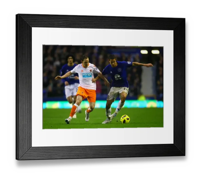 Framed Print : Battle for the Ball: Rodwell vs Vaughan at Goodison Park (Everton vs Blackpool, Barclays Premier League, 5 February 2011) Framed Print : Battle for the Ball: Rodwell vs Vaughan at Goodison Park (Everton vs Blackpool, Barclays Premier League, 5 February 2011)