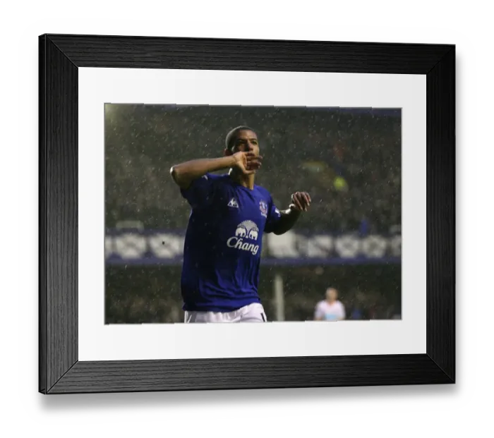 Framed Print : Four Glorious Goals: Jermaine Beckford's Brace Against Blackpool (5 February 2011) Framed Print : Four Glorious Goals: Jermaine Beckford's Brace Against Blackpool (5 February 2011)