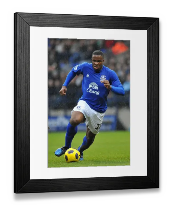 Framed Print : Thrilling Moments: Victor Anichebe's Action-Packed Performance at Reebok Stadium - Everton vs. Bolton Wanderers, Barclays Premier League (February 13, 2011) Framed Print : Thrilling Moments: Victor Anichebe's Action-Packed Performance at Reebok Stadium - Everton vs. Bolton Wanderers, Barclays Premier League (February 13, 2011)