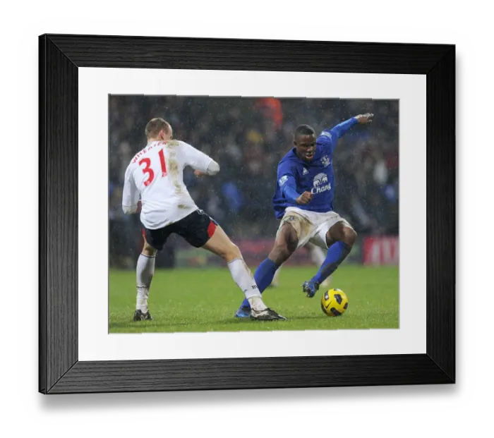 Framed Print : Intense Rivalry: Anichebe vs. Wheater at Reebok Stadium - Everton vs. Bolton Wanderers, Barclays Premier League (13 February 2011) Framed Print : Intense Rivalry: Anichebe vs. Wheater at Reebok Stadium - Everton vs. Bolton Wanderers, Barclays Premier League (13 February 2011)