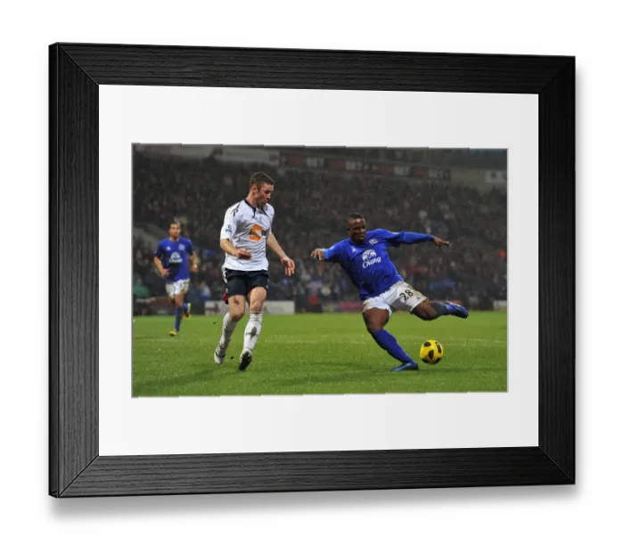 Framed Print : Clash at Reebok: Anichebe vs. Cahill - Everton vs. Bolton Wanderers: A Premier League Showdown (13 February 2011) Framed Print : Clash at Reebok: Anichebe vs. Cahill - Everton vs. Bolton Wanderers: A Premier League Showdown (13 February 2011)