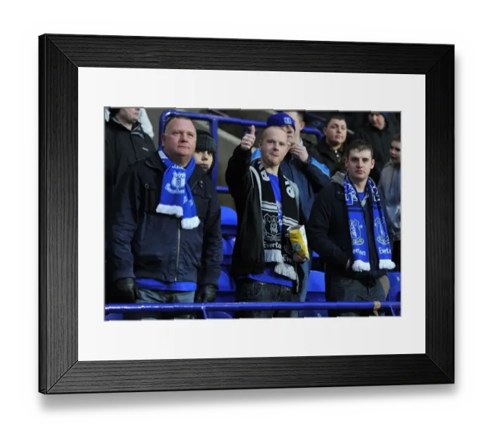 Framed Print : Everton's Unwavering Roar: Passionate Fans at Reebok Stadium Framed Print : Everton's Unwavering Roar: Passionate Fans at Reebok Stadium