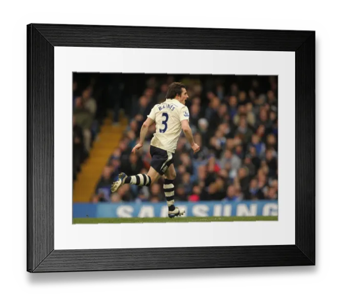 Framed Print : Leighton Baines's Thrilling FA Cup Goal: Everton's Historic First at Stamford Bridge Against Chelsea (February 19, 2011 - Fourth Round Replay) Framed Print : Leighton Baines's Thrilling FA Cup Goal: Everton's Historic First at Stamford Bridge Against Chelsea (February 19, 2011 - Fourth Round Replay)