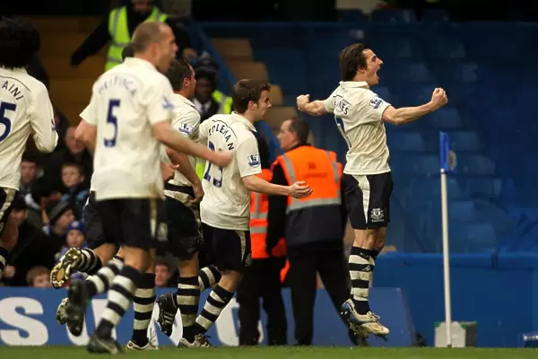 Everton's Baines Scores Historic First Goal: FA Cup Upset at Stamford Bridge vs. Chelsea (19 February 2011)