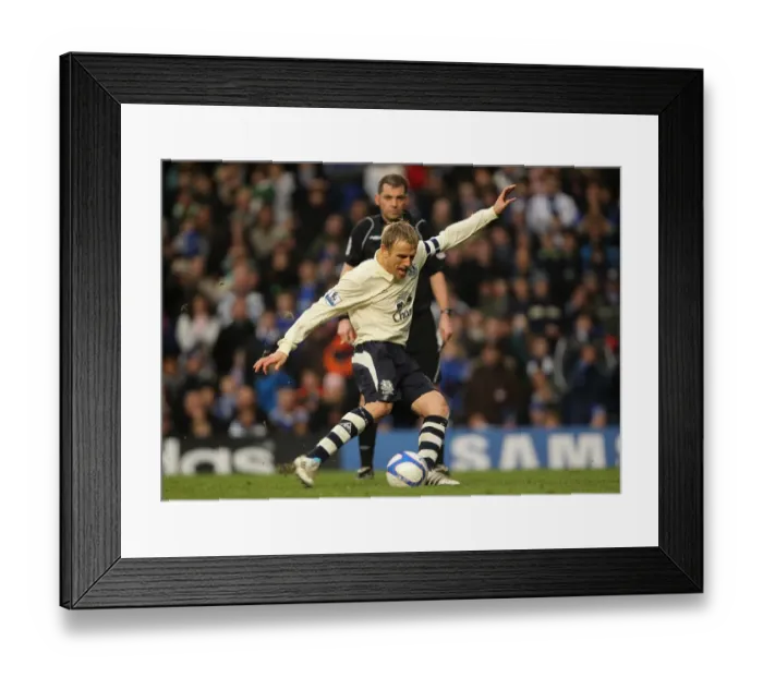 Framed Print : Phil Neville's FA Cup Upset: Everton's Captain Scores Winning Penalty Against Chelsea (February 19, 2011) Framed Print : Phil Neville's FA Cup Upset: Everton's Captain Scores Winning Penalty Against Chelsea (February 19, 2011)