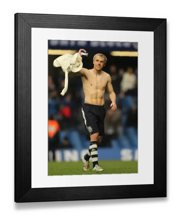 Framed Print : Phil Neville's Triumph: Everton's FA Cup Shock Victory over Chelsea at Stamford Bridge (19 February 2011) Framed Print : Phil Neville's Triumph: Everton's FA Cup Shock Victory over Chelsea at Stamford Bridge (19 February 2011)