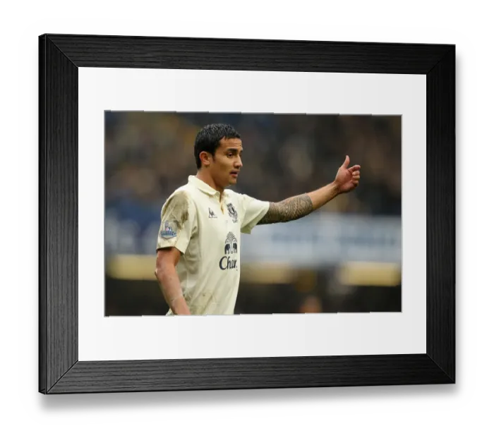 Framed Print : Tim Cahill's Thrilling FA Cup Goal: Everton's Upset at Stamford Bridge Framed Print : Tim Cahill's Thrilling FA Cup Goal: Everton's Upset at Stamford Bridge