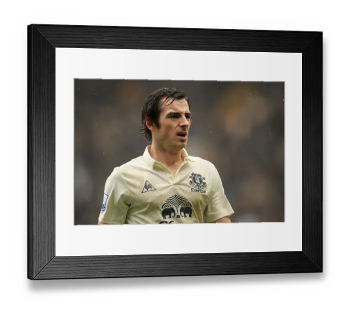 Framed Print : FA Cup Battle: Leighton Baines at Stamford Bridge - Chelsea vs. Everton, Fourth Round Replay Framed Print : FA Cup Battle: Leighton Baines at Stamford Bridge - Chelsea vs. Everton, Fourth Round Replay