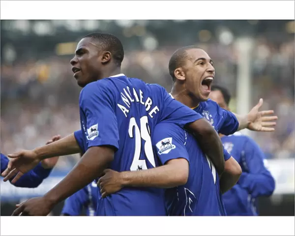 Football - Everton v Portsmouth FA Barclays Premiership - Goodison Park - 5  /  5  /  07 Evertons James Vau