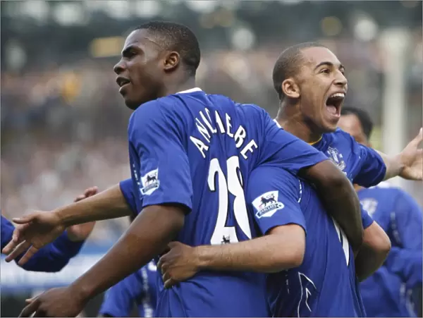 Football - Everton v Portsmouth FA Barclays Premiership - Goodison Park - 5  /  5  /  07 Evertons James Vau