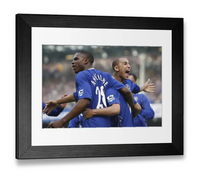 Framed Print : Football - Everton v Portsmouth FA Barclays Premiership - Goodison Park - 5 / 5 / 07 Evertons James Vau Framed Print : Football - Everton v Portsmouth FA Barclays Premiership - Goodison Park - 5 / 5 / 07 Evertons James Vau