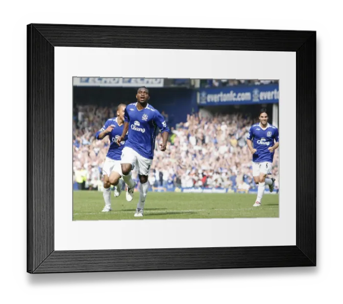 Framed Print : Everton v Portsmouth FA Barclays Premiership - Goodison Park