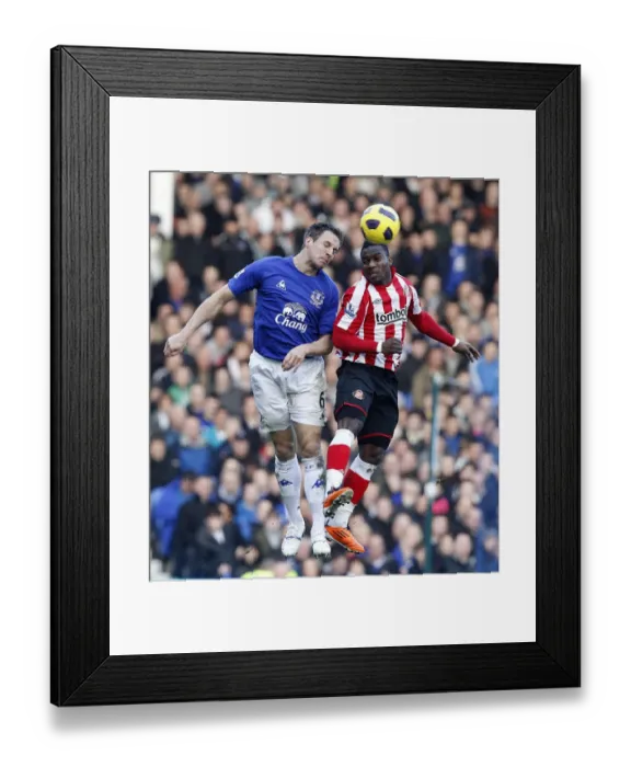 Framed Print : Battle for the Ball: Jagielka vs Sessegnon - Everton vs Sunderland (February 2011) Framed Print : Battle for the Ball: Jagielka vs Sessegnon - Everton vs Sunderland (February 2011)
