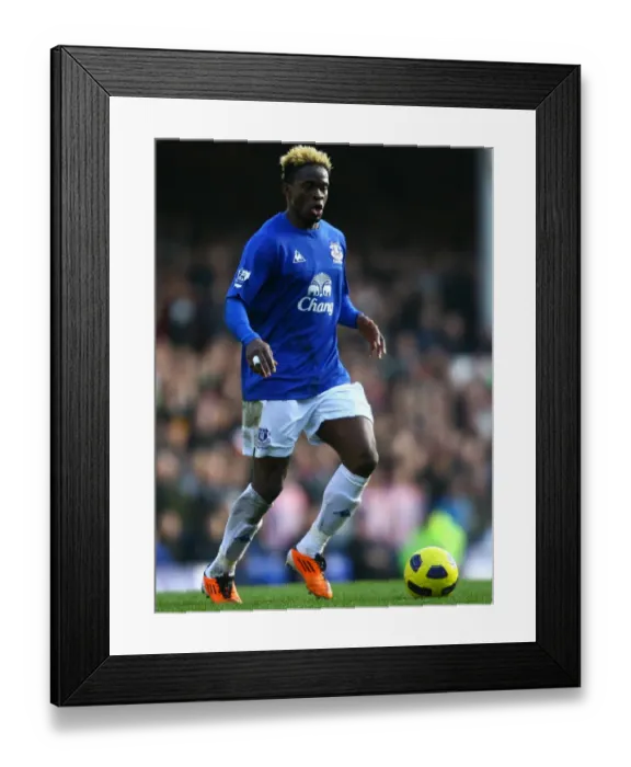 Framed Print : Louis Saha's Thrilling Goal: Everton vs Sunderland, Barclays Premier League (26 February 2011) Framed Print : Louis Saha's Thrilling Goal: Everton vs Sunderland, Barclays Premier League (26 February 2011)