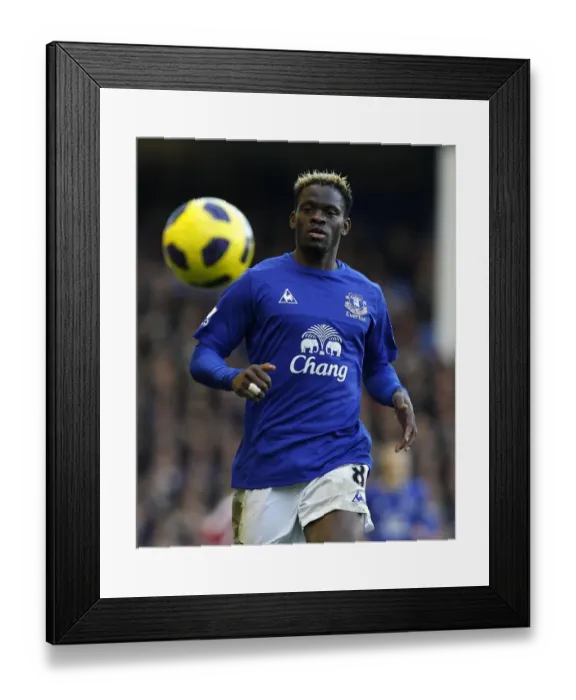 Framed Print : Last-Minute Drama: Louis Saha Scores the Winning Goal for Everton against Sunderland (Barclays Premier League, 26 February 2011) Framed Print : Last-Minute Drama: Louis Saha Scores the Winning Goal for Everton against Sunderland (Barclays Premier League, 26 February 2011)