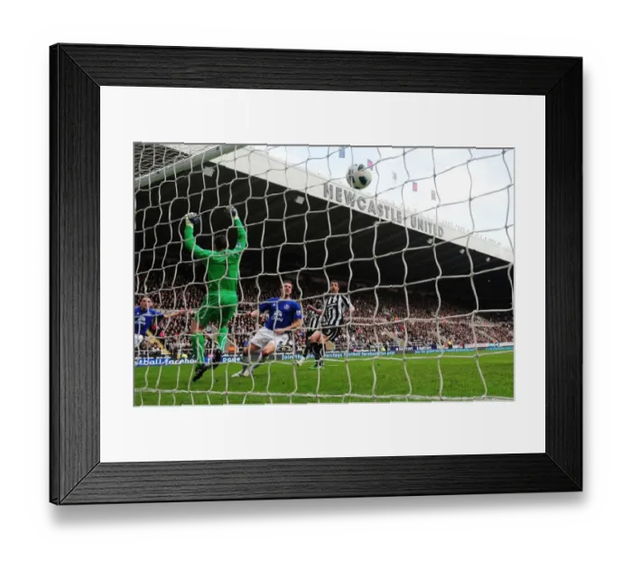 Framed Print : Phil Jagielka Scores Everton's Second Goal at St. James Park (05 March 2011) Framed Print : Phil Jagielka Scores Everton's Second Goal at St. James Park (05 March 2011)